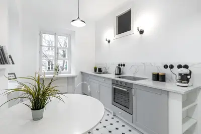 Kuchnia lub aneks kuchenny w obiekcie Close-Golden Apartments - Stare Miasto - Cozy and Stylish - Mostowa