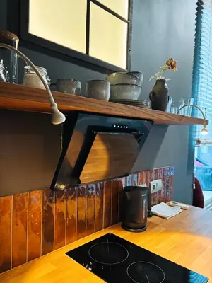 Kuchnia lub aneks kuchenny w obiekcie Apartment Loft Center Warsaw lok 1