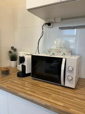 Kuchnia lub aneks kuchenny w obiekcie Latte Apartment