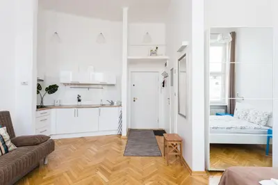 Kuchnia lub aneks kuchenny w obiekcie Latte Apartment