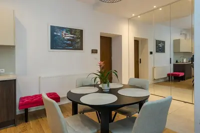 Kuchnia lub aneks kuchenny w obiekcie City Center Piękna Street