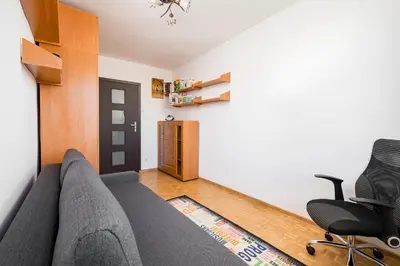 Część wypoczynkowa w obiekcie Park Skaryszewski Homely Apartment by BookingHost