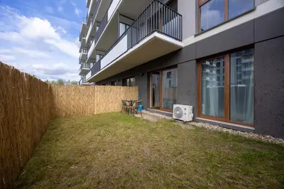 Budynek, w którym mieści się apartament