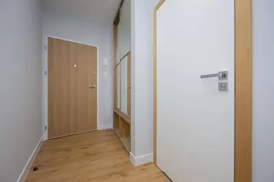Plan piętra w obiekcie Modern Apartment with Air Conditioning and Parking Near the PGE Stadium in Warsaw by Noclegi Renters