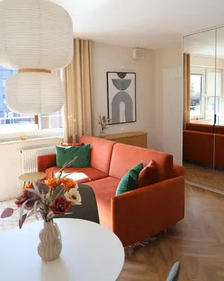 Część wypoczynkowa w obiekcie ZenApart - apartament z parkingiem