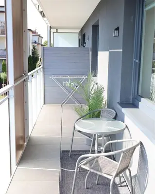 Balkon lub taras w obiekcie ZenApart - apartament z parkingiem