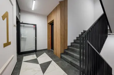 Plan piętra w obiekcie Racławicka 7 Deluxe Studios by BookingHost