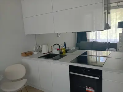 Kuchnia lub aneks kuchenny w obiekcie Apartament Batorego