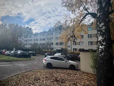 Budynek, w którym mieści się apartament