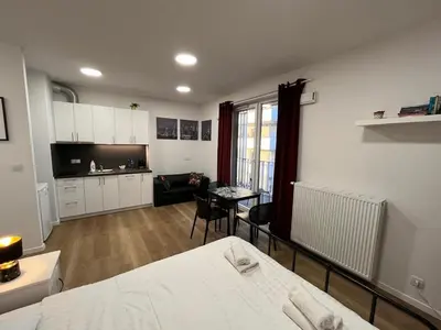 Kuchnia lub aneks kuchenny w obiekcie Ordona Charming Studio III