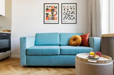 Część wypoczynkowa w obiekcie Kashmir Comfort Apartment