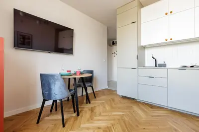 Kuchnia lub aneks kuchenny w obiekcie Kashmir Comfort Apartment