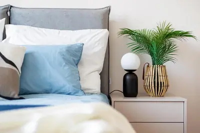 Łóżko lub łóżka w pokoju w obiekcie Kashmir Comfort Apartment