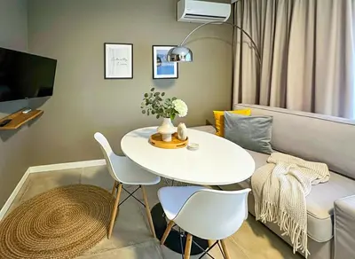 Telewizja i/lub zestaw kina domowego w obiekcie Odolany Apartment, Wola, WI-FI, Parking, Jana Kazimierza 32, Balkon, 31m2