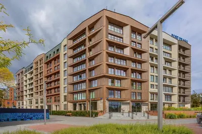 Budynek, w którym mieści się apartament
