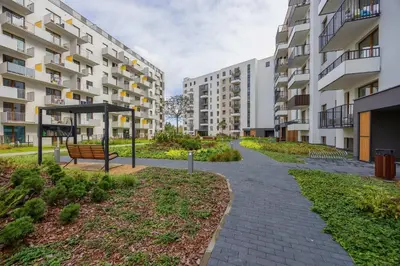 Budynek, w którym mieści się apartament
