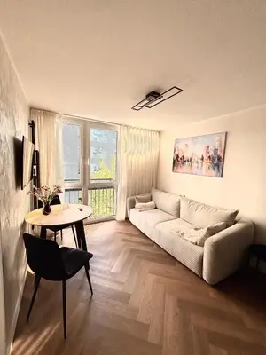 Część wypoczynkowa w obiekcie 409 Apartment