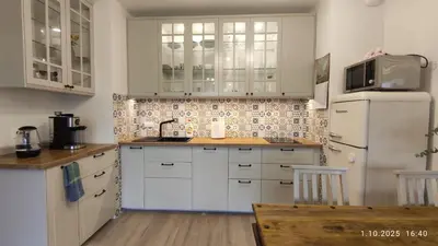 Kuchnia lub aneks kuchenny w obiekcie Szwedzka Bohema