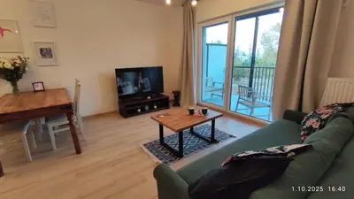Telewizja i/lub zestaw kina domowego w obiekcie Szwedzka Bohema