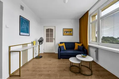 Część wypoczynkowa w obiekcie Downtown Apt - Top Location, Metro nearby - by Rentujemy