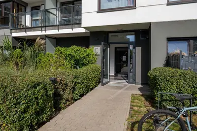 Budynek, w którym mieści się apartament