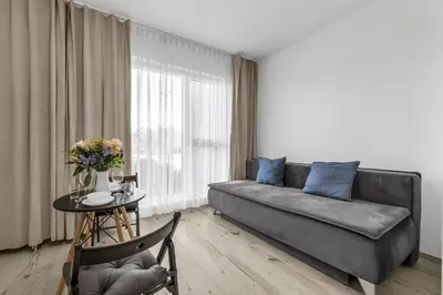 Część wypoczynkowa w obiekcie Warsaw Wola Studio - Top Location - by Rentujemy