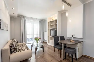 Część wypoczynkowa w obiekcie Apartament Chmielna by Your Freedom