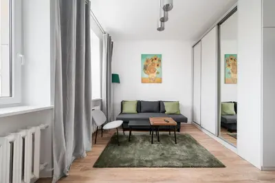 Część wypoczynkowa w obiekcie Marszałkowska City Centre Apartment by BookingHost
