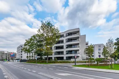 Budynek, w którym mieści się apartament
