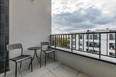 Balkon lub taras w obiekcie Przedpole 8 by Homeprime