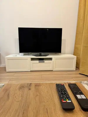 Telewizja i/lub zestaw kina domowego w obiekcie Golden Apartment