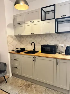 Kuchnia lub aneks kuchenny w obiekcie Golden Apartment