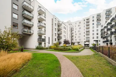 Budynek, w którym mieści się apartament