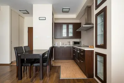 Plan piętra w obiekcie Rydygiera Green View Apartment by BookingHost