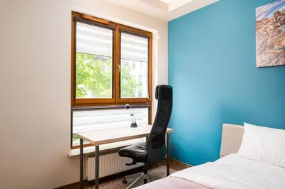 Plan piętra w obiekcie Rydygiera Green View Apartment by BookingHost