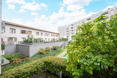 Plan piętra w obiekcie Rydygiera Green View Apartment by BookingHost