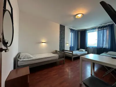 Łóżko lub łóżka w pokoju w obiekcie City View - high floor rooms