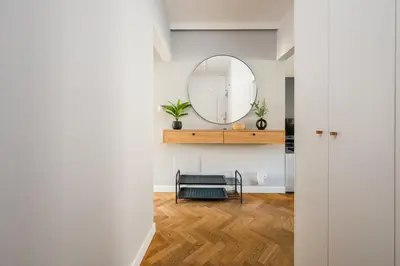 Plan piętra w obiekcie Metro Ursynów Superior Apartment by BookingHost