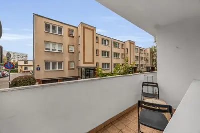 Balkon lub taras w obiekcie Praga Południe Apt - 57m2, Balcony - by Rentujemy