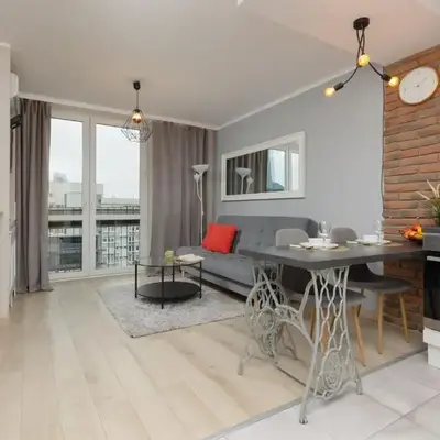 Charming Studio in Warsaw Center with Air Conditioning by Noclegi Renters