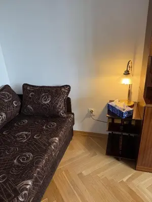 Część wypoczynkowa w obiekcie Kawalerka Kinowa