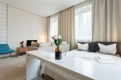 Łóżko lub łóżka w pokoju w obiekcie Urban Apartaments - Great Location - City Center - Konstytucji