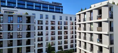 Budynek, w którym mieści się apartament