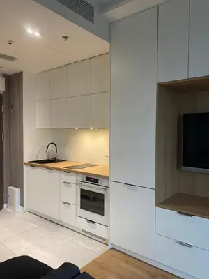 Kuchnia lub aneks kuchenny w obiekcie Chillout Luxury Touch Apartment - Free Parking Wola Tower