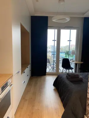 Część wypoczynkowa w obiekcie Chillout Luxury Touch Apartment - Free Parking Wola Tower