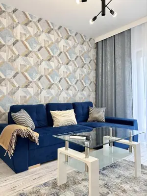 Część wypoczynkowa w obiekcie Wilanów Residence - Two-Room Apartment