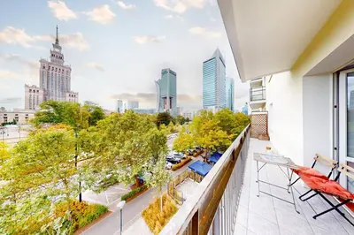 Budynek, w którym mieści się apartament