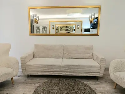 Część wypoczynkowa w obiekcie Wola Mirow 3 room apartment