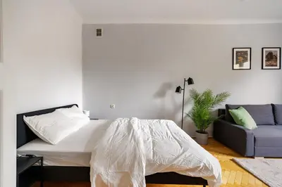 Część wypoczynkowa w obiekcie Nowy Świat Modern Studio