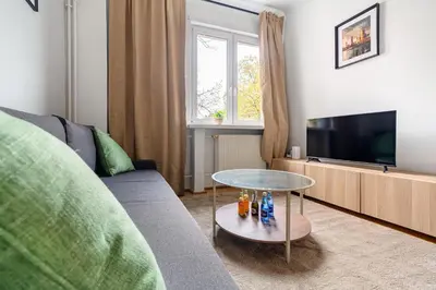 Telewizja i/lub zestaw kina domowego w obiekcie Nowy Świat Modern Studio